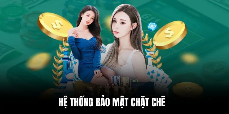 Hệ thống bảo mật chặt chẽ.